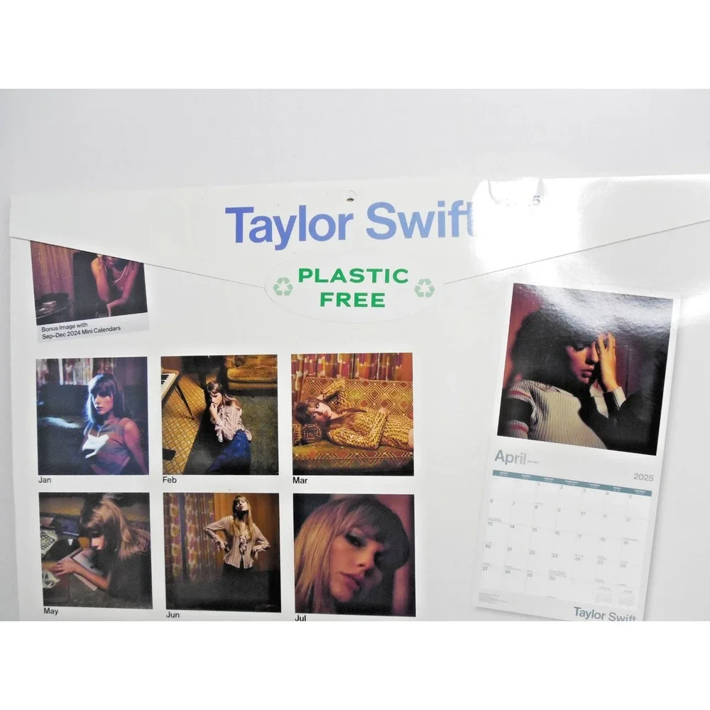 Taylor Swift Official 2025 Monthly Wall Calendar NEW SEALED 12